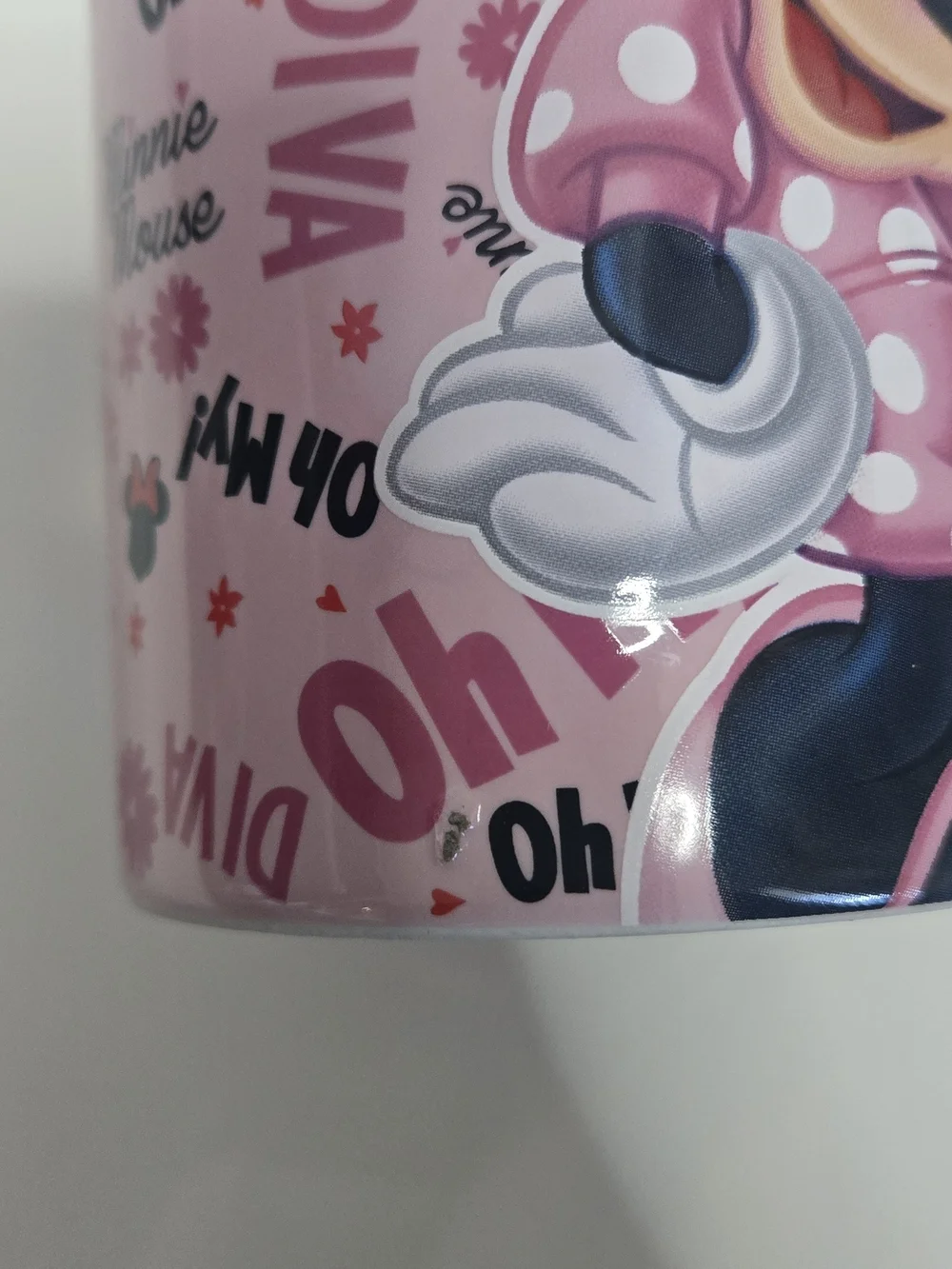 Disney Minnie Mouse Pink Ceramic Mug